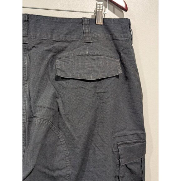 Nike SB Kearny Cargo Pants Men's Sz 38 Black Skate Ripstop Straight Leg - Picture 15 of 16